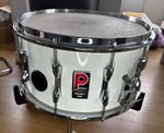 vintage Premier Project One snare drum 14 x 8” (White lacquer finish)