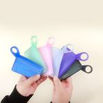 Portable Silicon Folding Face Mask Wallet