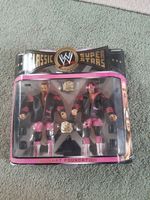wwe jakks classic hart foundation boxed figures mint