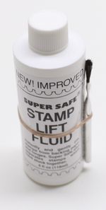 Super Safe Stamp Removing & Lifting Fluid 4 oz Bottle with Brush