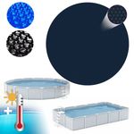 PE Solar Swimming Pool Cover Film Rectangular/Round Protector Cover Many Size