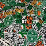 Limited Edition Celtic "Glasgow Irish Rebel" Stickers Packs - 15 Mixed Bag
