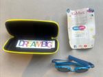 Blue Kiddus Baby Sunglasses With Straps And Bag, UV400