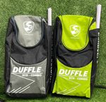 SG Summer Camp Duffle Cricket Kit Bag Black Grey Green