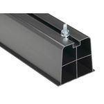 CMB-450 Black Plastic Condenser Mounting Block 450mm for Air Conditioning Units