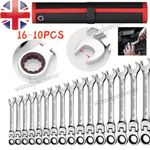METRIC SILVERLINE COMBINATION FIXED FLEXIBLE HEAD 6MM - 24MM RATCHET SPANNERS