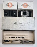 Boxed Stereax complete outfit with attachment, viewer and instructions.