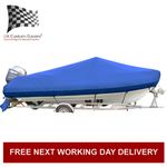 Heavy Duty Waterproof Inflatable Rib Speed Boat Dinghy Marine Cover Blue