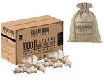 1000 Natural Wood Wool Waxed Firelighters Firestarter For Log Burners Fires BBQs