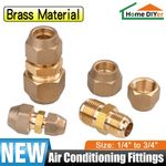 Air Conditioning Reducing Adapter Connector Flared Fittings For Copper Pipe