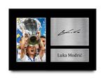 Luka Modric Signed Real Madrid Pre Printed Autograph Photo Memorabilia Gift