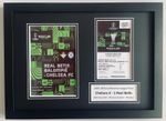 2025 UEFA Conference League Final Chelsea A4 Photo Programme Ticket Display