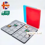 Nintendo DS Card Holder 3DS Game Cartridge Magnetic Storage Album 24 in 1 Box UK