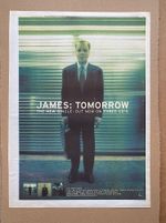 JAMES TOMORROW POSTER SIZED original music press advert from 1997 - printed on n