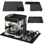 ANTREATU 3PCS Silicone Mat for Ninja Luxe Coffee Machine, Non-Slip Base Black