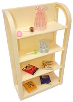 Sindy Barbie 1:6 Display Unit & Accessories, Cream Short Toy Shoe Shelving Rack