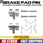 For Lexus IS200 IS300 1999-2005 Brake Caliper Pad Hardware Fitting Kit Pin Rear