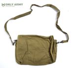 Vintage German Army Canvas Satchel / Side Bag Lightweight Shoulder Utility Bag