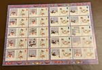 GB Royal Mail Christmas Robins Smilers Stamp Sheet 2005 MNH