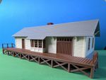 OO Gauge Train Station with Platform Model Railway 1:76 00 Hornby compatible