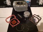 HONDA CG125 190 BIGBORE KIT -2000 KICK ENG 15MM PIN & Vm26 Carb ,Cam , Cyl Head