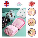 Sanitary Storage Bag Period Pad Holder Purse Pouch Towel Napkin Credit Card Coin