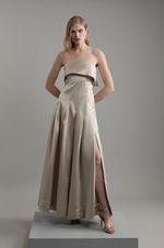 Karen Millen Maxi Dress UK6 in Cream RRP £249