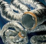 Aluminium Insulated Foil - Flexible Ducting Ventilation Tubing Foil Pipe Extract