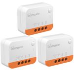 3Pack Sonoff ZBMINI-L Zigbee 3.0 Smart Switch No Neutral Wire Required for Alexa