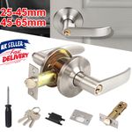 Home Entry Lever Three-Handle Door Lock Set Bathroom Entrance Passage With Key
