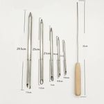 6 Size Rope Splicing Tool Kit with Lacing Needle for Easy Rope Connection