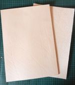 Veg Tan Leather 4mm - 4.5mm Thick Natural Craft Leather Pieces Offcuts Scraps