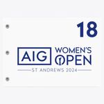 Women's Open Golf Flag 2024 AIG St Andrews Pin Official Licensed Fan Merchandise