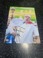 Justin Rose Hand Signed A4 Photo 2025 RYDER CUP EUROPE Autograph LEGEND