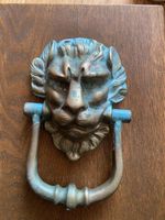 Brass Lion Head Door Knocker Vintage, Heavy, Large