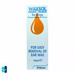 Waxsol Ear Drops 0.5% 10ml For Effective Easy Removal | Softens Hardened Ear Wax