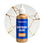 Kintsugi Gold Glue 80 ml Japanese Ceramic Repair Kit for Porcelain, Pottery, G