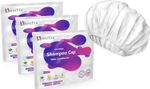 3pk -Omnitex Premium Rinse Free Shampoo Cap Microwaveable With Conditioner
