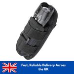LED Flashlight Torch Nylon Pouch Holster Belt Clip Case Bag Holder Waist Pouch