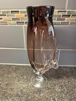 Vintage 1986 M.D. Jukes Hand-Blown Art Glass Vase