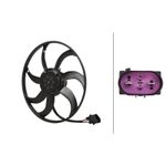 Radiator Fan 8EW366420-341 Hella Cooling 1K0959455DM 1K0959455EF