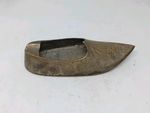 Small Indian Brass Slipper Incense Burner Ashtray Home Office Ornament