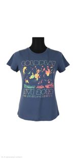 Coldplay Mylo Xyloto Live 2012 Tour T-Shirt Navy Band Merch Size XS 16" P2P