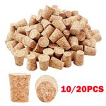 10/20Pc Tapered Cork Plugs Reusable Wine Bottle Stopper Various Sizes Available