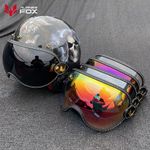 Universal Motorcycle Helmet Goggles for Shoei Vintage Full Face Helmet Glasses M