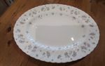 Wedgwood April Flowers Large Oval Bone China Serving Platter/ meat plate