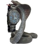 Austrian Decorative Cold-Painted Bronze Cobra Watch Holder C1990