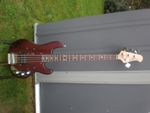 Sterling by Music Man SUB Series StingRay RAY4 Bass Guitar, Walnut Satin