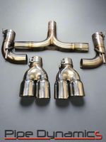 PIPE DYNAMICS VW Golf MK7/7.5 1.4TSI 122/125HP Back Box Delete QUAD EXIT EXHAUST