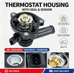 Coolant Thermostat and Housing For Vauxhall Mokka 2013 to 19 Turbo 55593034 1.4L
